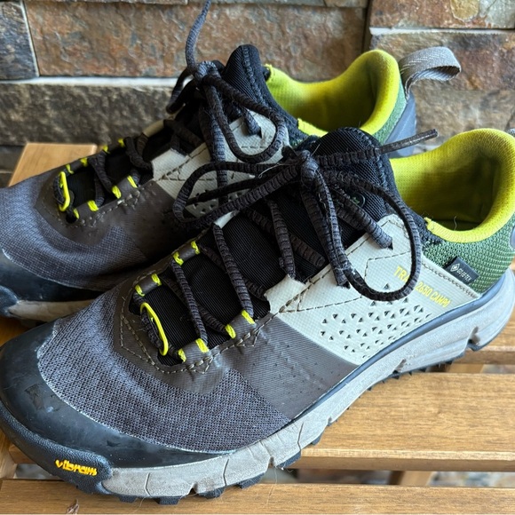 Women’s Danner Trail 2650 Campo Running Shoes - Gray and Green - Picture 1 of 7